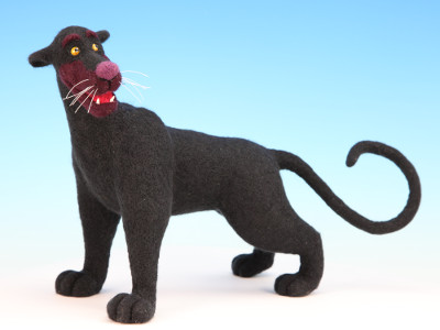 Bagheera - One-of-a-kind Art Doll by Tanya Abaimova