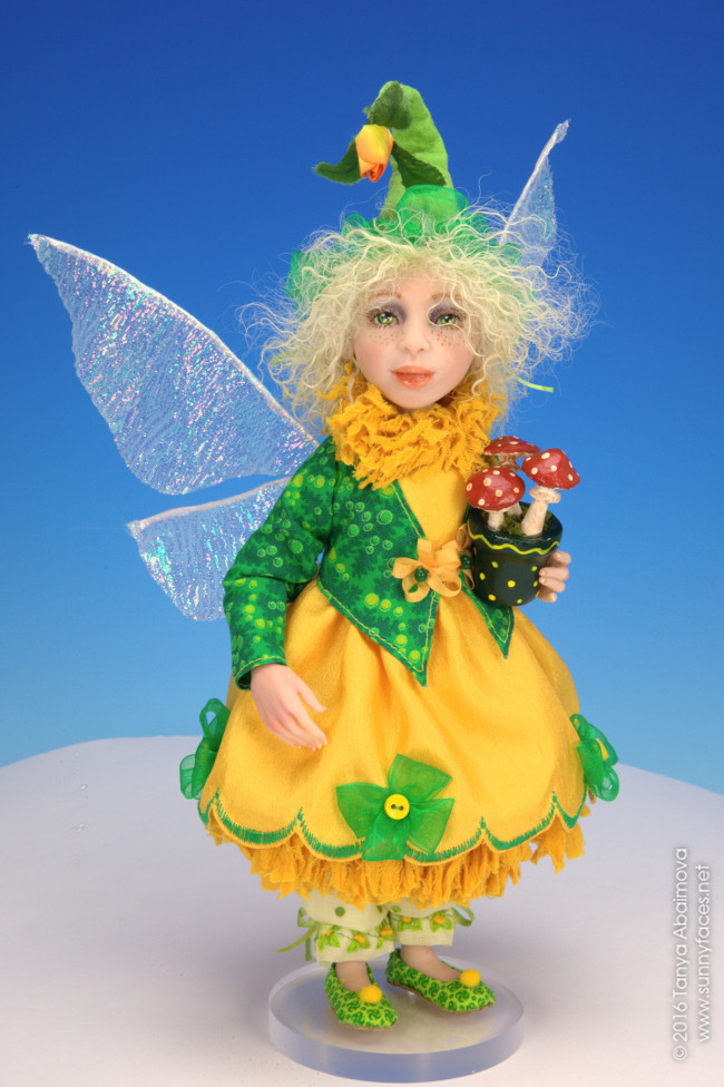 Dandelion - One-Of-A-Kind Doll by Tanya Abaimova. Creatures Gallery 