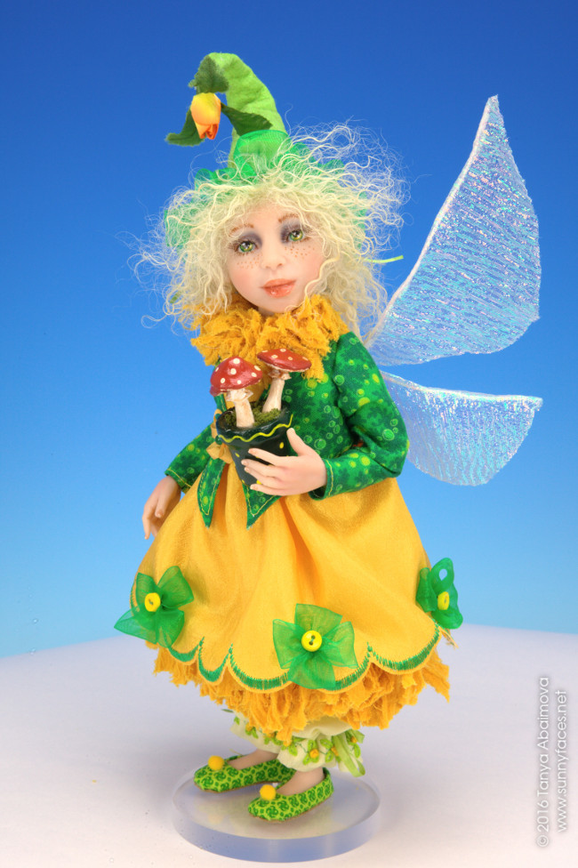 Dandelion - One-Of-A-Kind Doll by Tanya Abaimova. Creatures Gallery 