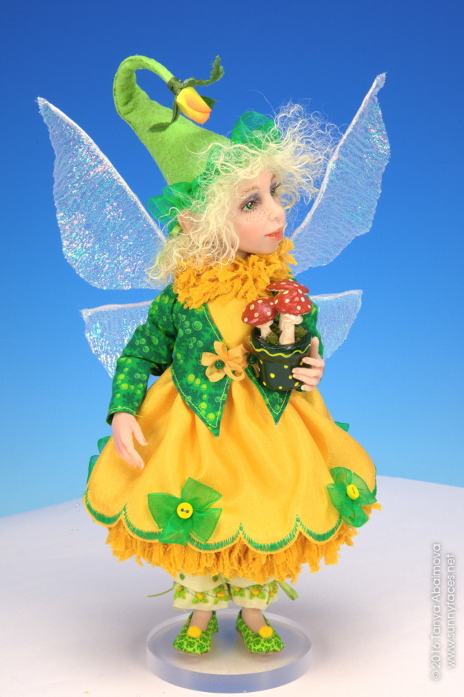 Dandelion - One-Of-A-Kind Doll by Tanya Abaimova. Creatures Gallery 