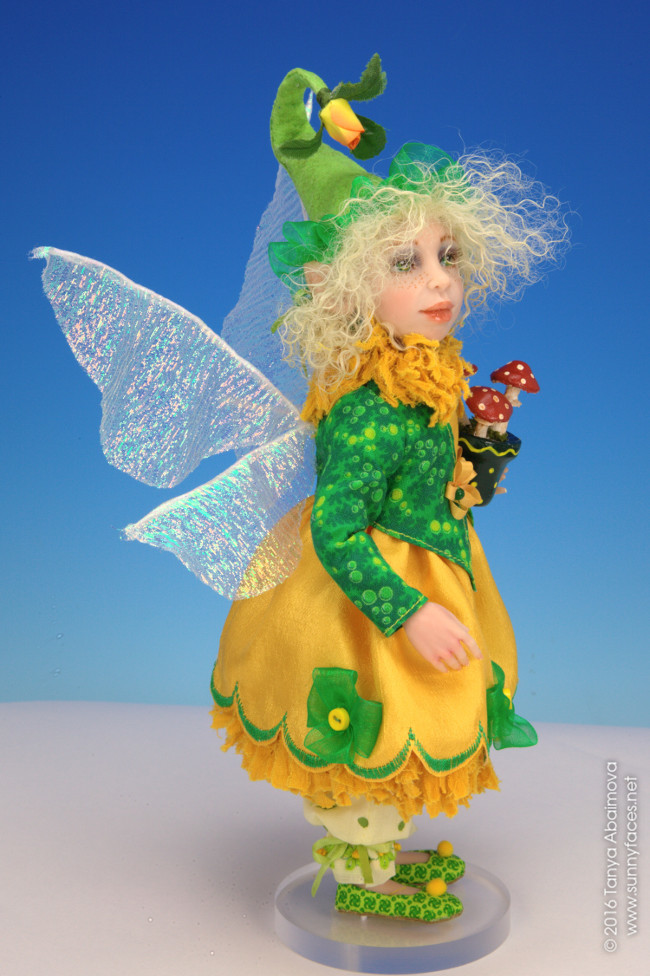 Dandelion - One-Of-A-Kind Doll by Tanya Abaimova. Creatures Gallery 