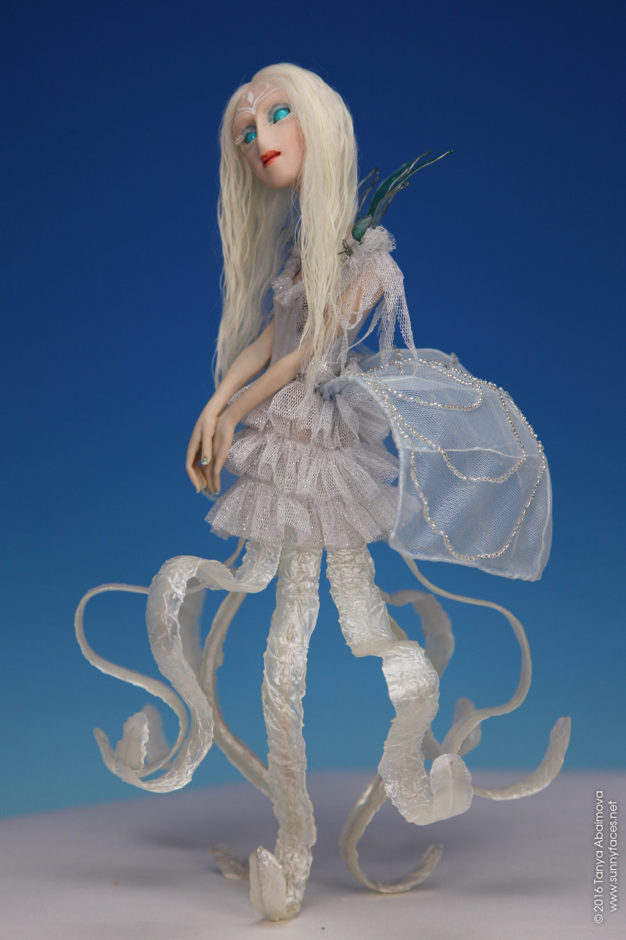 Jelly Fish - One-Of-A-Kind Doll by Tanya Abaimova. Creatures Gallery 