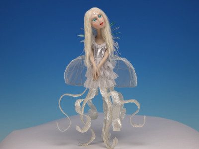 Jelly Fish - One-of-a-kind Art Doll by Tanya Abaimova