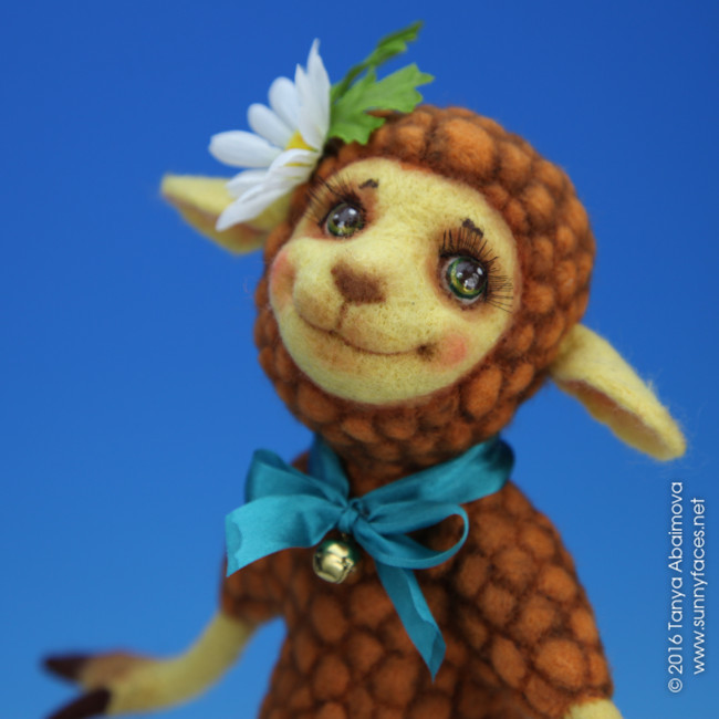 Bridget - One-Of-A-Kind Doll by Tanya Abaimova. Soft Sculptures Gallery 