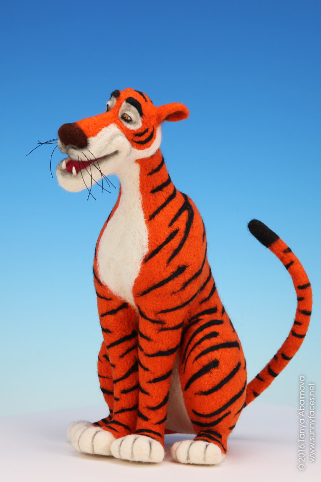 Shere Khan - One-Of-A-Kind Doll by Tanya Abaimova. Soft Sculptures Gallery 