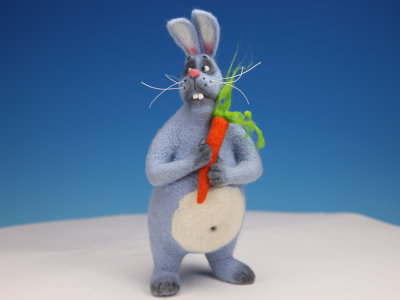 Bunny - One-of-a-kind Art Doll by Tanya Abaimova
