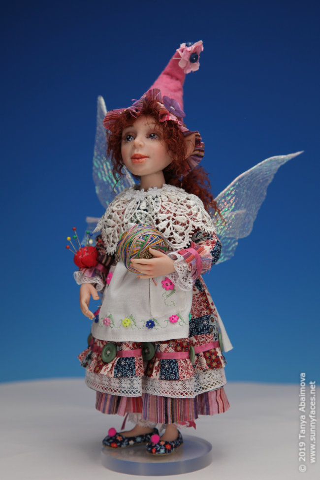 Button - One-Of-A-Kind Doll by Tanya Abaimova. Creatures Gallery 