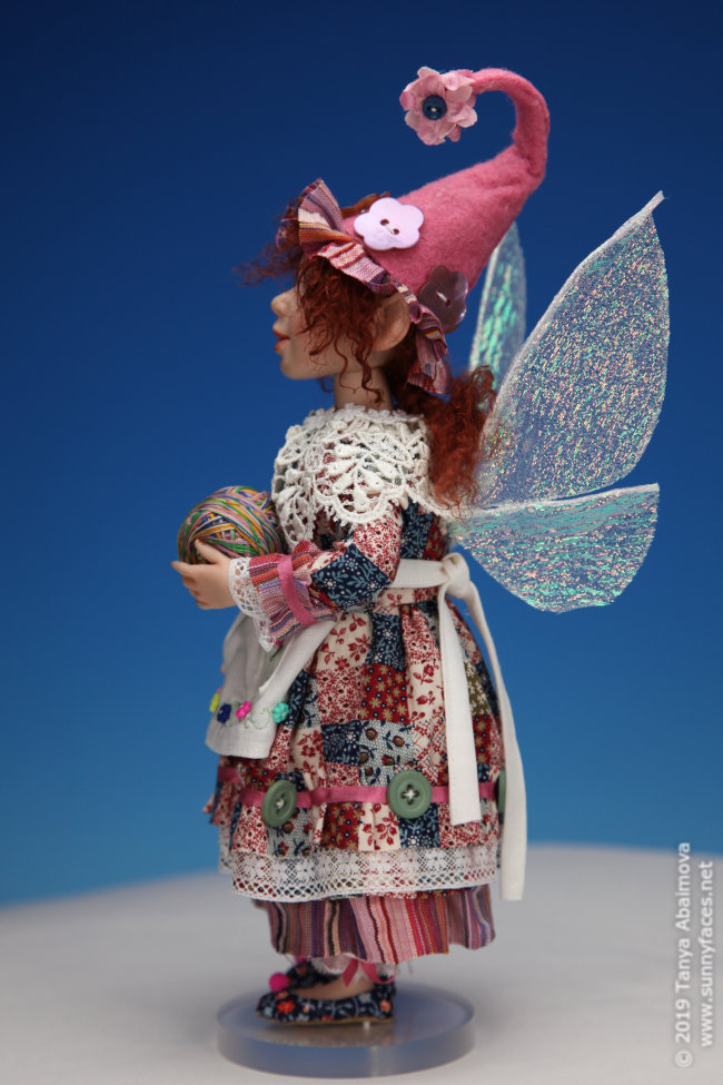 Button - One-Of-A-Kind Doll by Tanya Abaimova. Creatures Gallery 