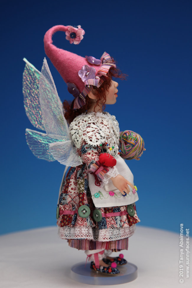 Button - One-Of-A-Kind Doll by Tanya Abaimova. Creatures Gallery 