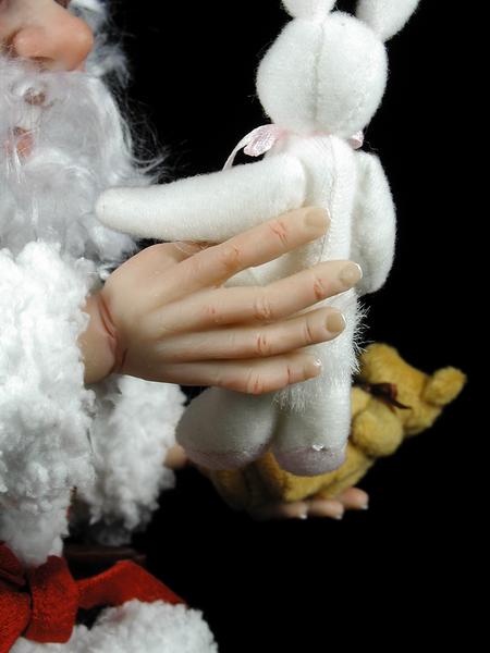 Santa With Toys - One-Of-A-Kind Doll by Tanya Abaimova. Characters Gallery 